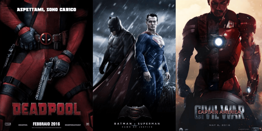 Cinecomic più attesi del 2016