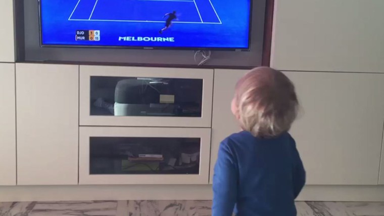 Novak Djokovic figlio